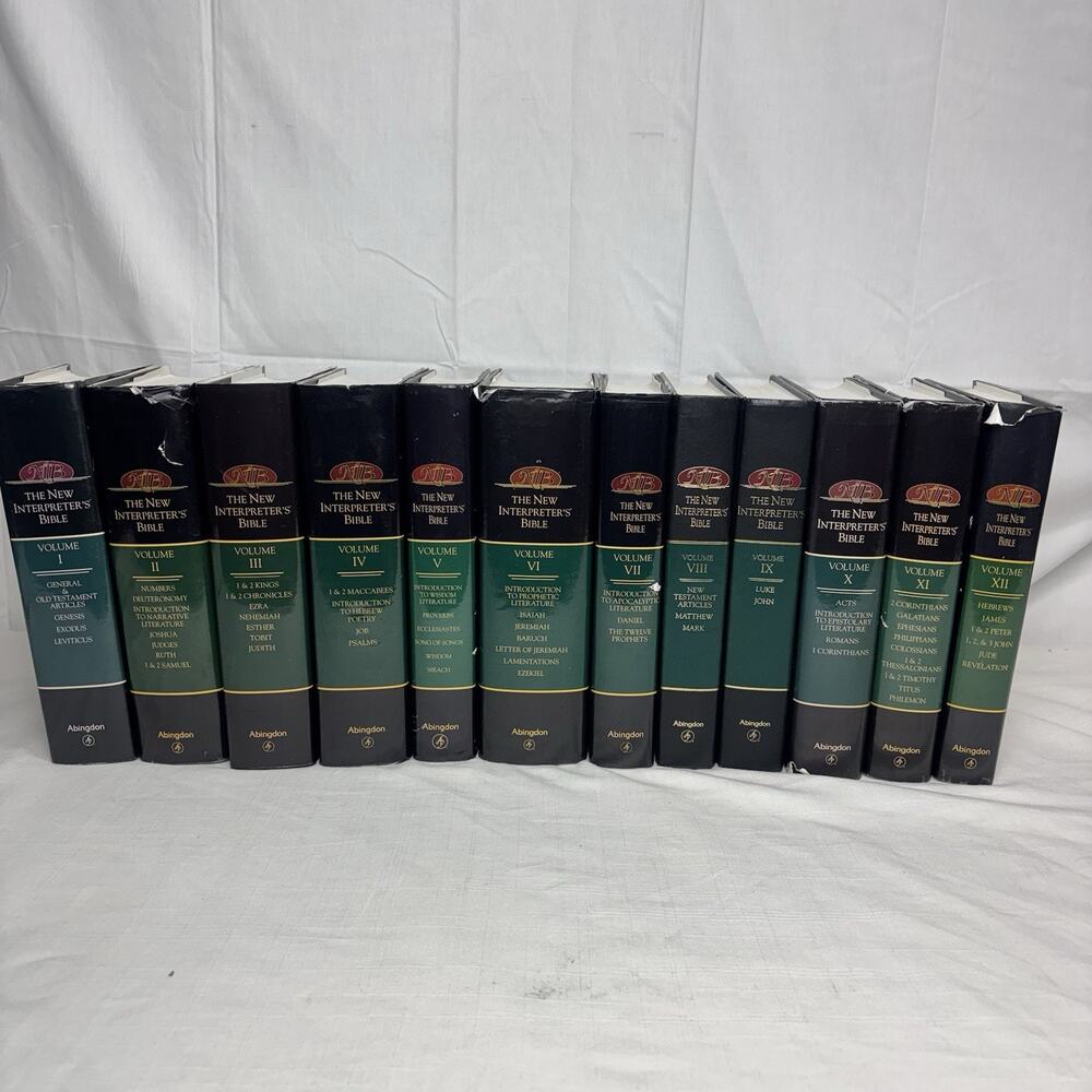 The New Interpreter’s Bible A Commentary In 12 Volumes ‘94-‘02 Complete Set 1-12